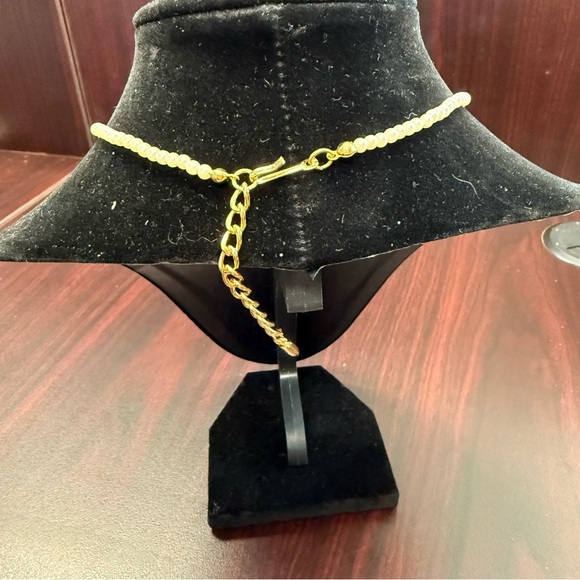 Avon “Porcelain Blossom” Gold and Pink Necklace with Heart Pendant NIB 1991 - Picture 7 of 9